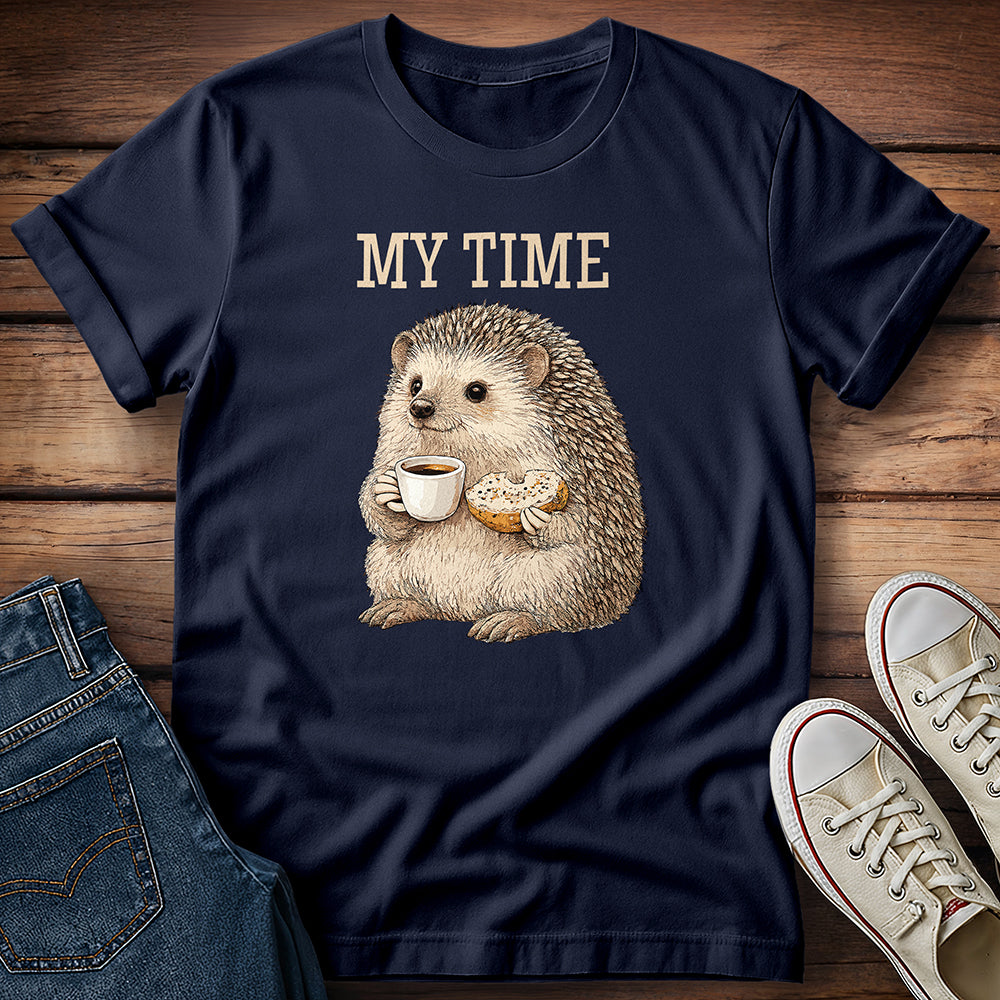 Hedgehog Coffee Time T-Shirt