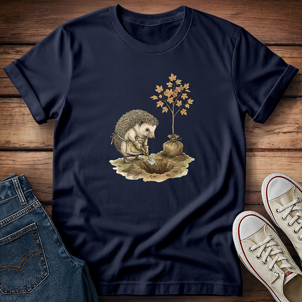 Hedgehog on Tree Duty T-Shirt