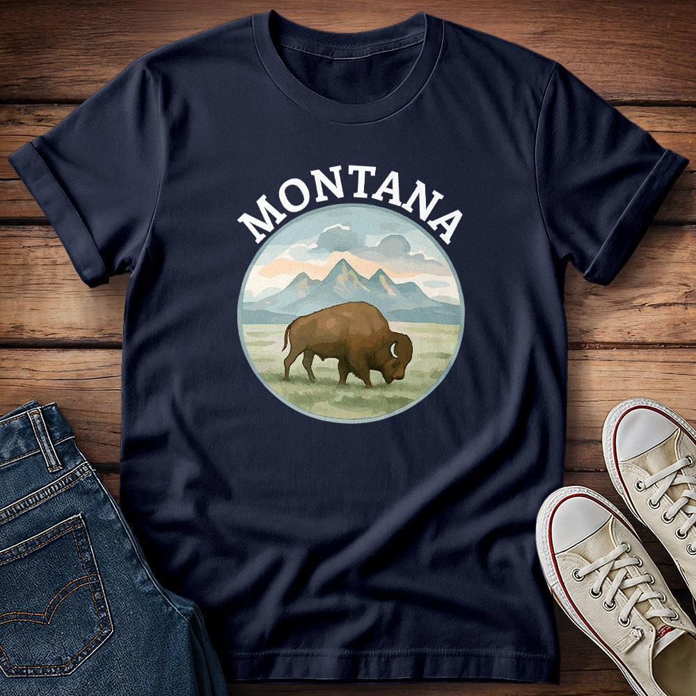 Montana Bison State of Mind T-Shirt