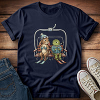Tortoise vs Hare: Ski Edition T-Shirt