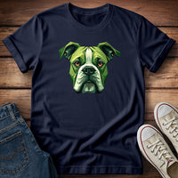 Green Boxer Dog T-Shirt