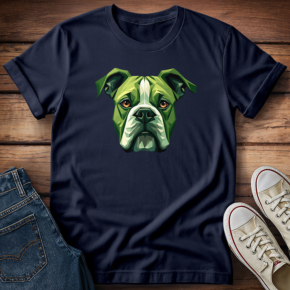 Green Boxer Dog T-Shirt