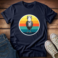Retro Shoe-Billed Stork T-Shirt
