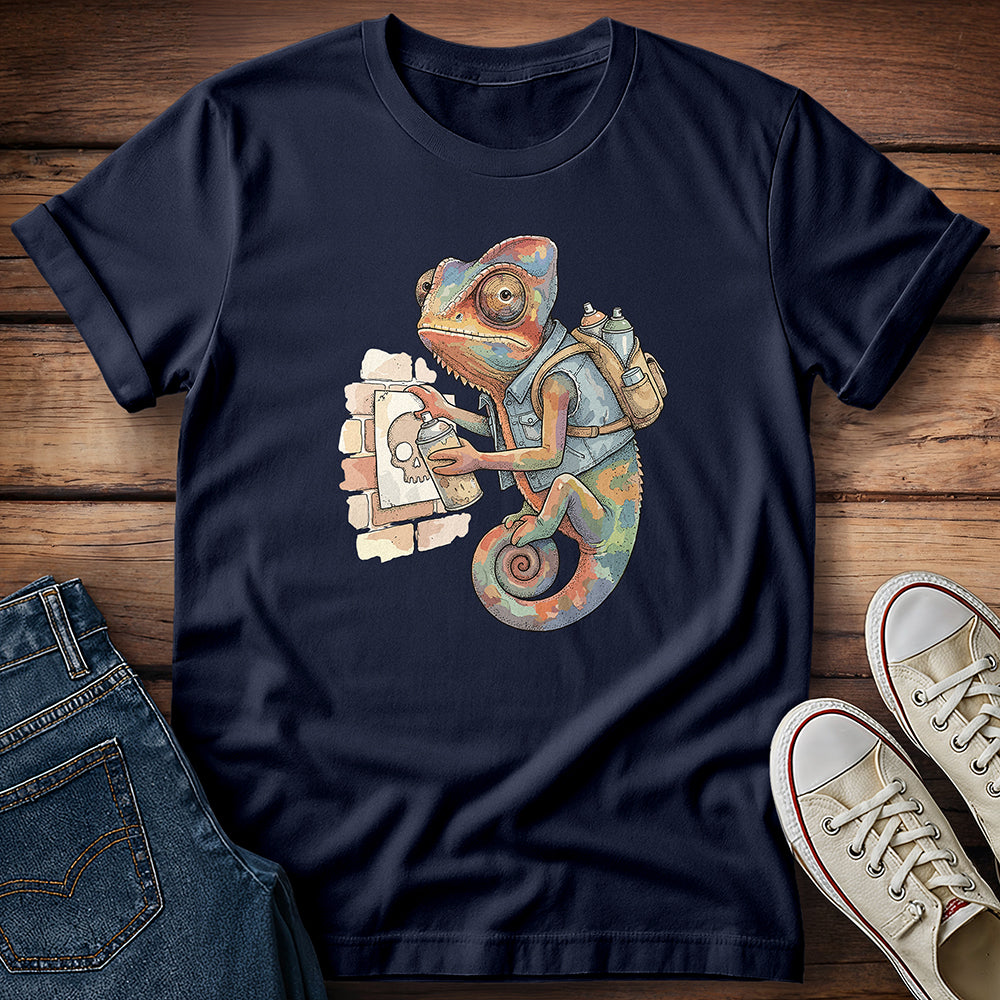 Chameleon Street Art T-Shirt