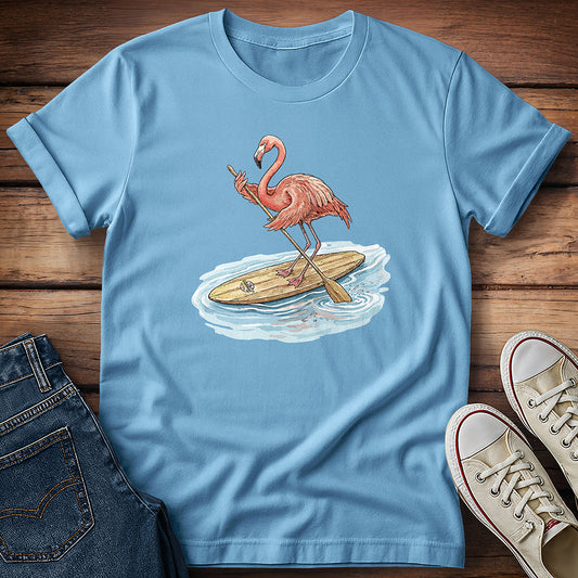 Flamingo Finds Its Balance T-Shirt