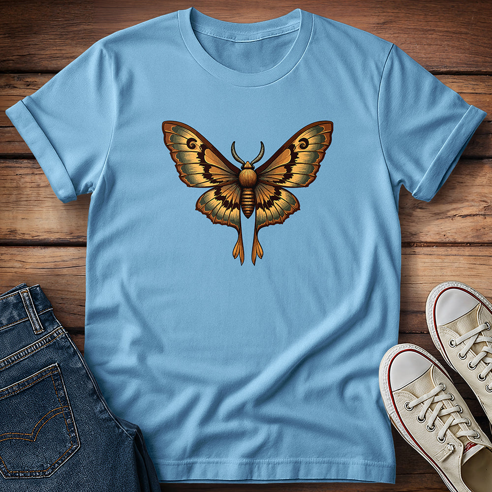Brown Green Atlas Moth T-Shirt