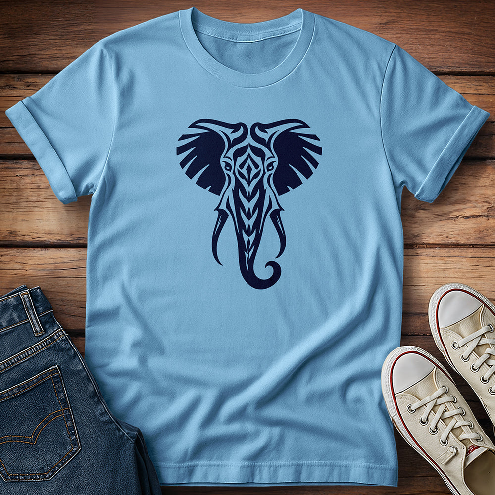 Midnight Tribal Elephant T-Shirt
