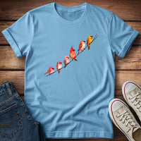 Red Birds Crooked Branch T-Shirt
