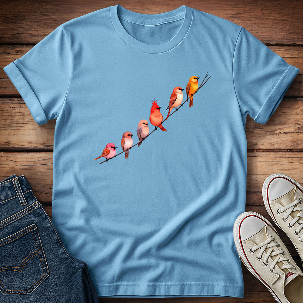 Red Birds Crooked Branch T-Shirt