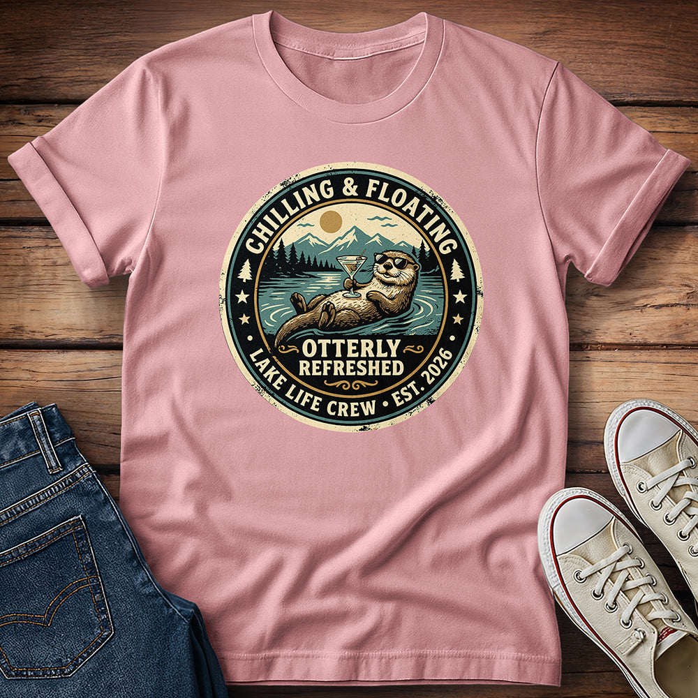 Otterly Refreshed - Lake Life Crew T-Shirt