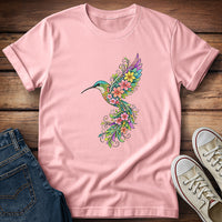 Floral Symphony Hummingbird T-Shirt