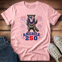 America 250th Raccoon T-Shirt