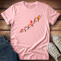 Red Birds Crooked Branch T-Shirt