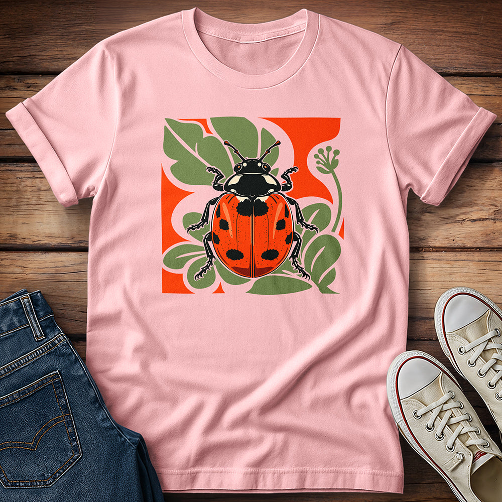 Floral Ladybug T-Shirt