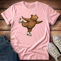 Figure Skating Bear T-Shirt