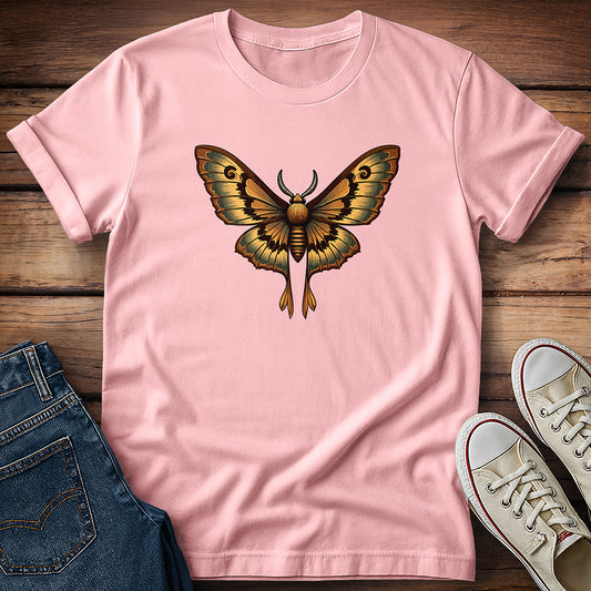 Brown Green Atlas Moth T-Shirt