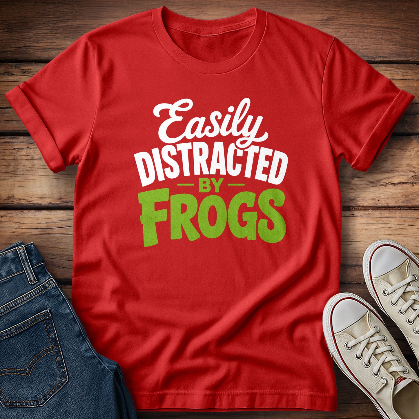 Easily Distracted By Frogs T-Shirt