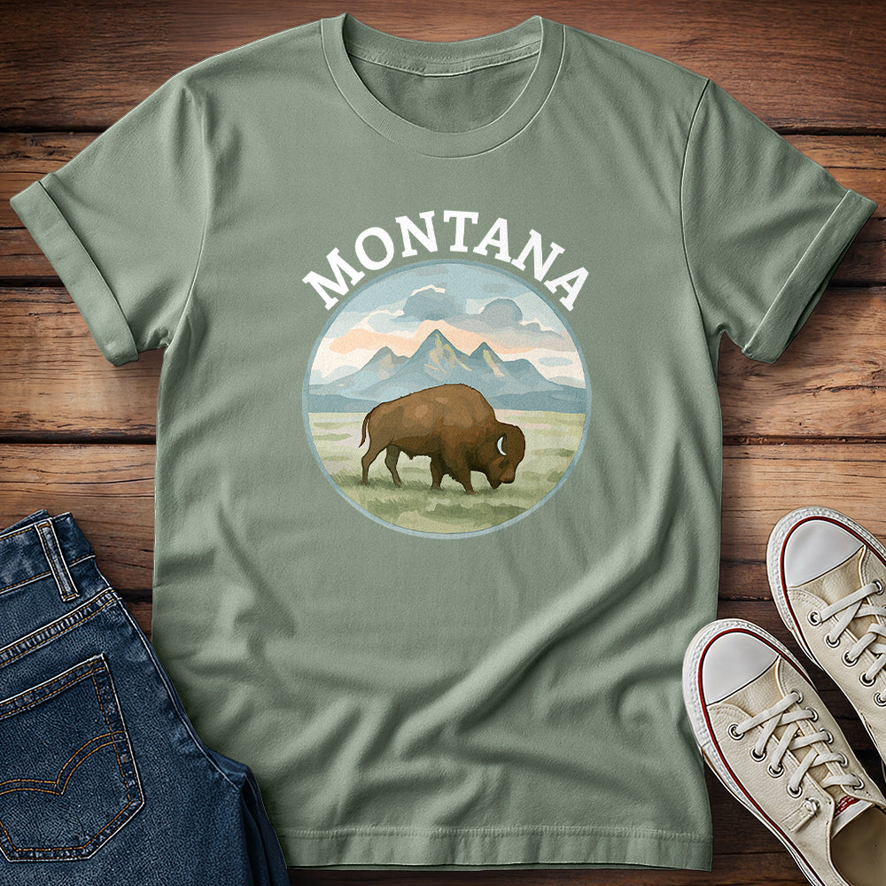 Montana Bison State of Mind T-Shirt