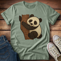 Panda on Tree T-Shirt