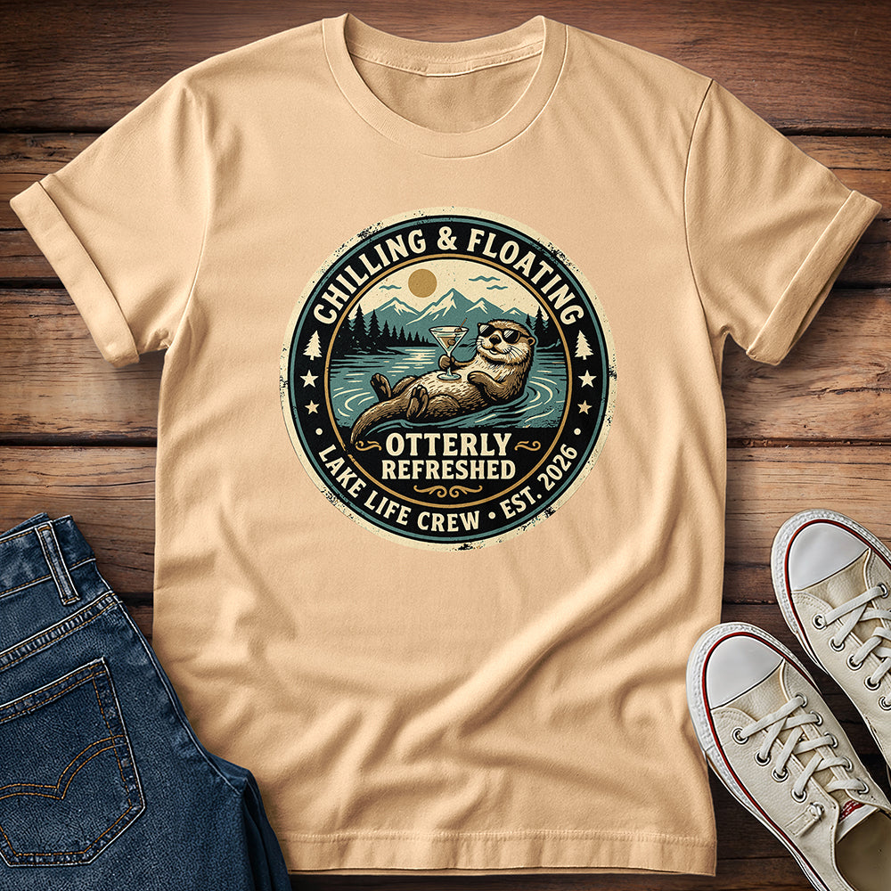 Otterly Refreshed - Lake Life Crew T-Shirt
