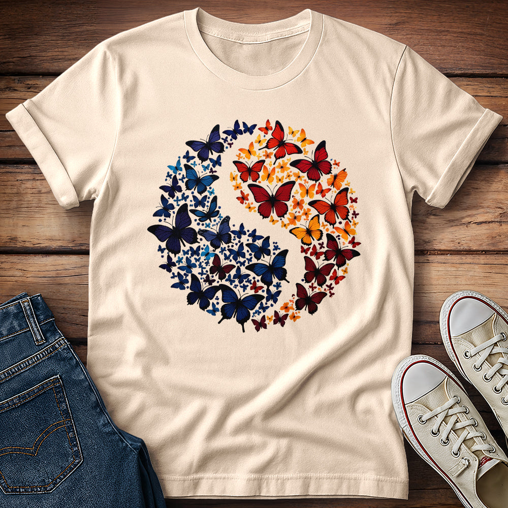 Yin Yang Butterflies T-Shirt