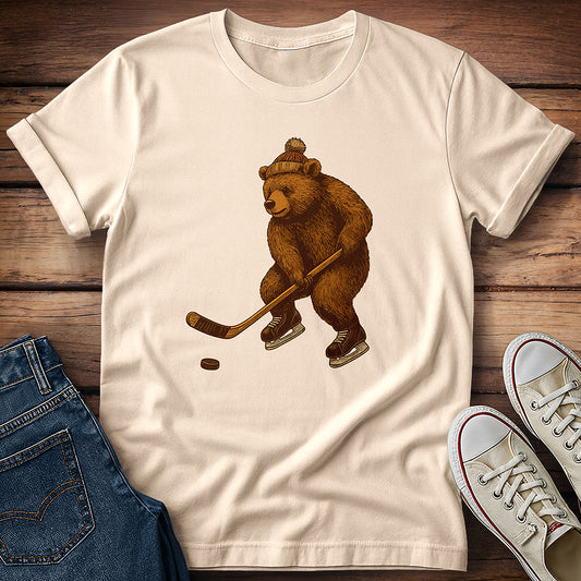 Bear Playing Hockey T-Shirt