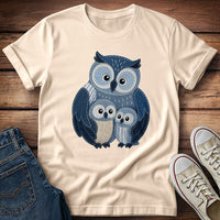 Patchwork - Owl Family T-Shirt