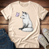 Fox and Lavender Butterfly T-Shirt