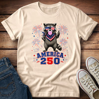America 250th Raccoon T-Shirt