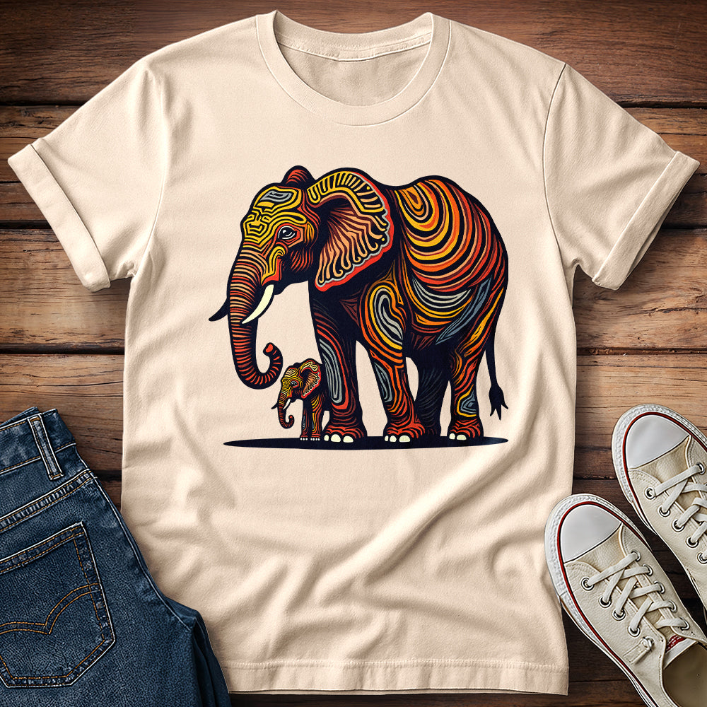 Elephant & Calf T-Shirt