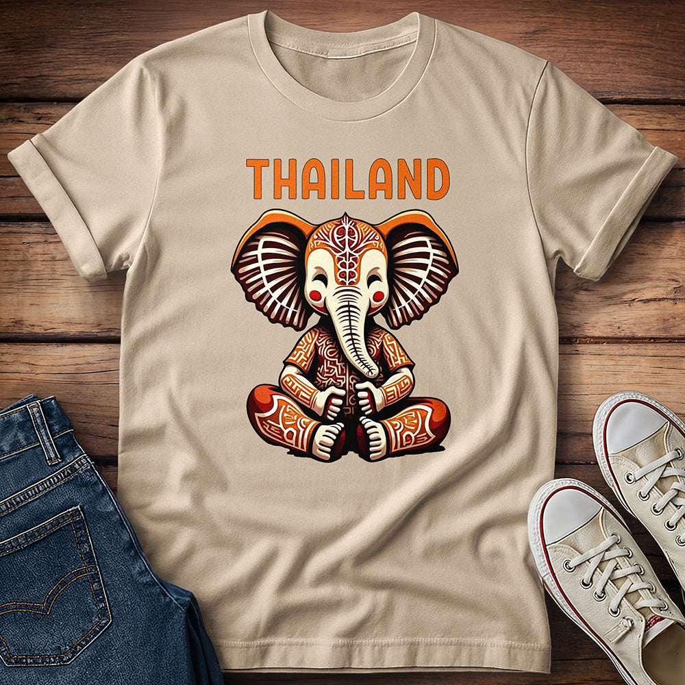 Meditating Elephant Thailand T-Shirt