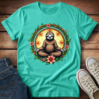 Meditating Sloth Mandala T-Shirt