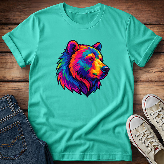Psychedelic Grizzly Bear T-Shirt