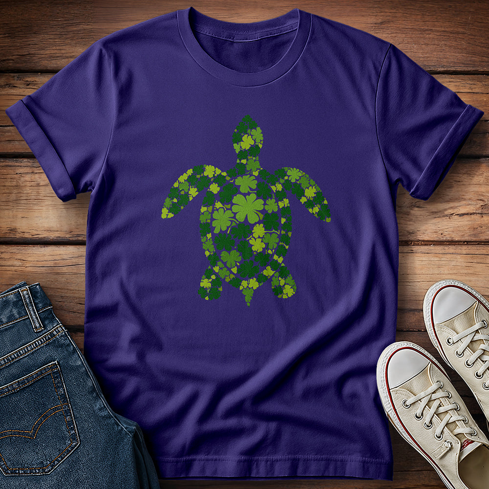 Shamrock Clover Turtle T-Shirt