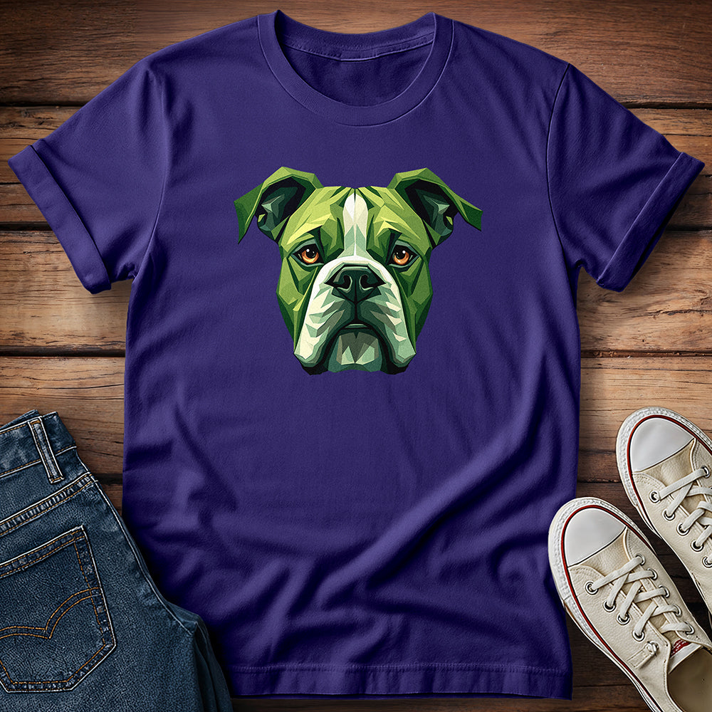 Green Boxer Dog T-Shirt