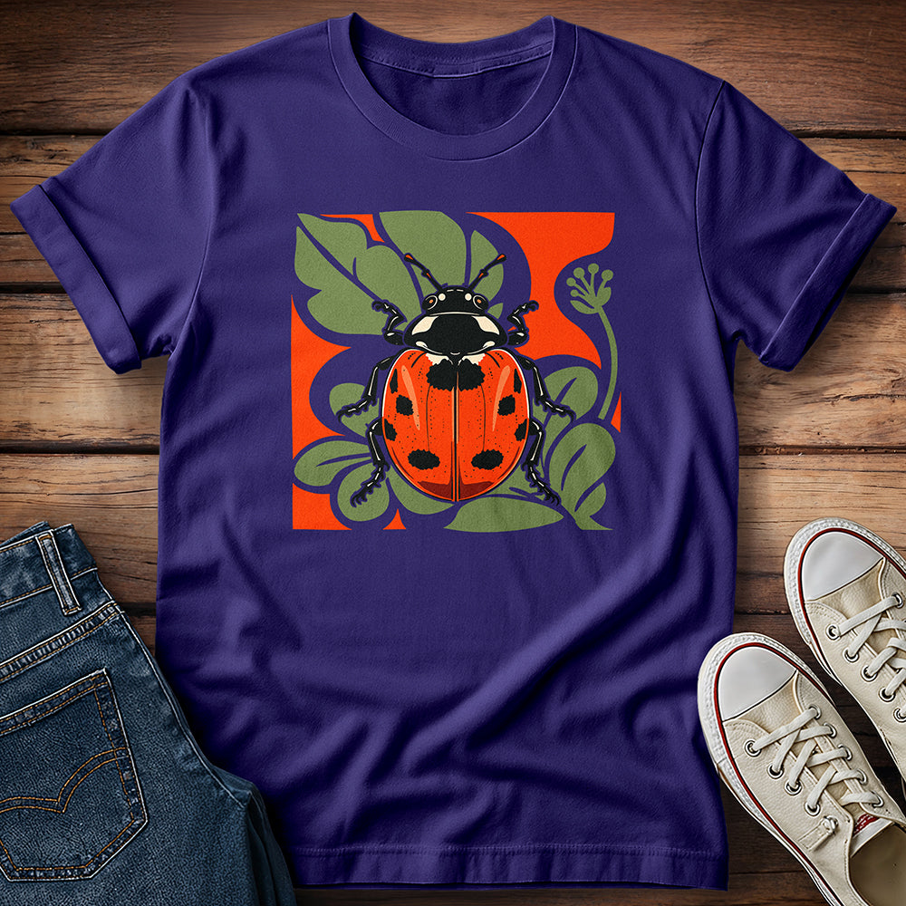 Floral Ladybug T-Shirt