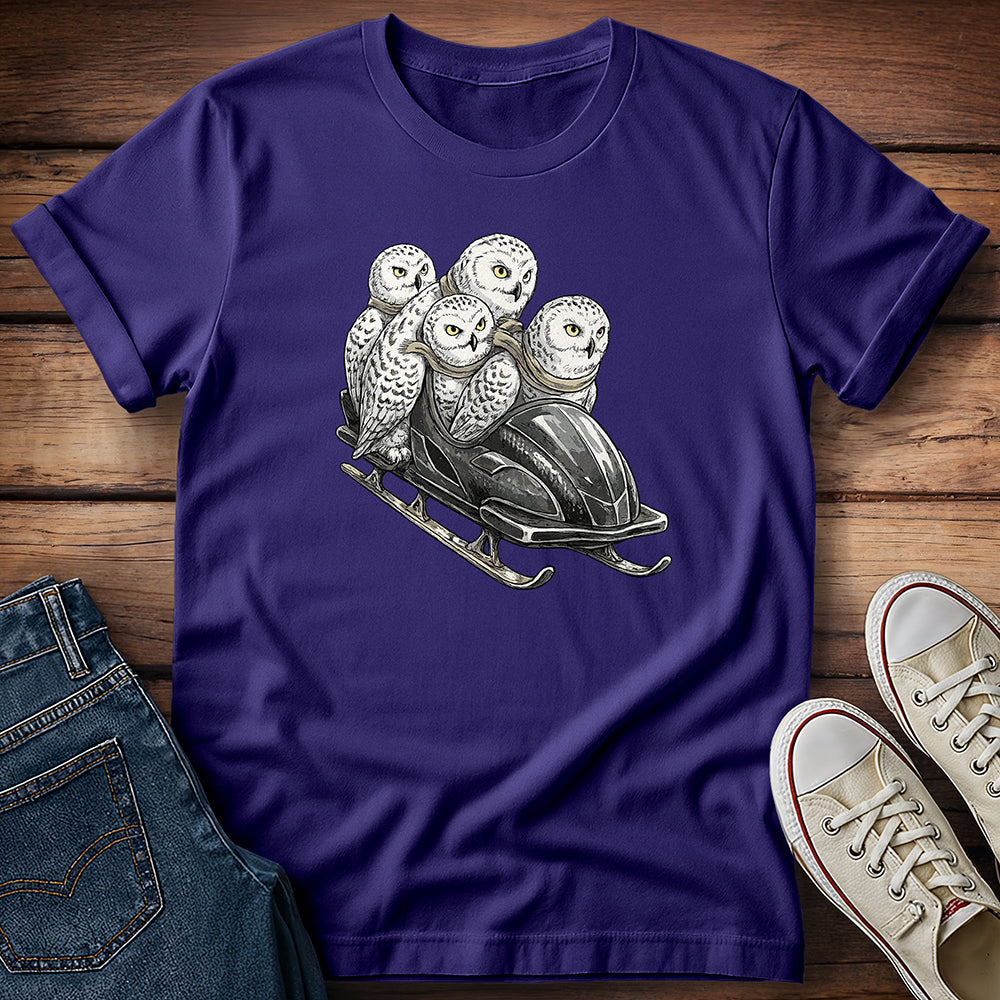 Bobsled: Owl Speed Ahead T-Shirt