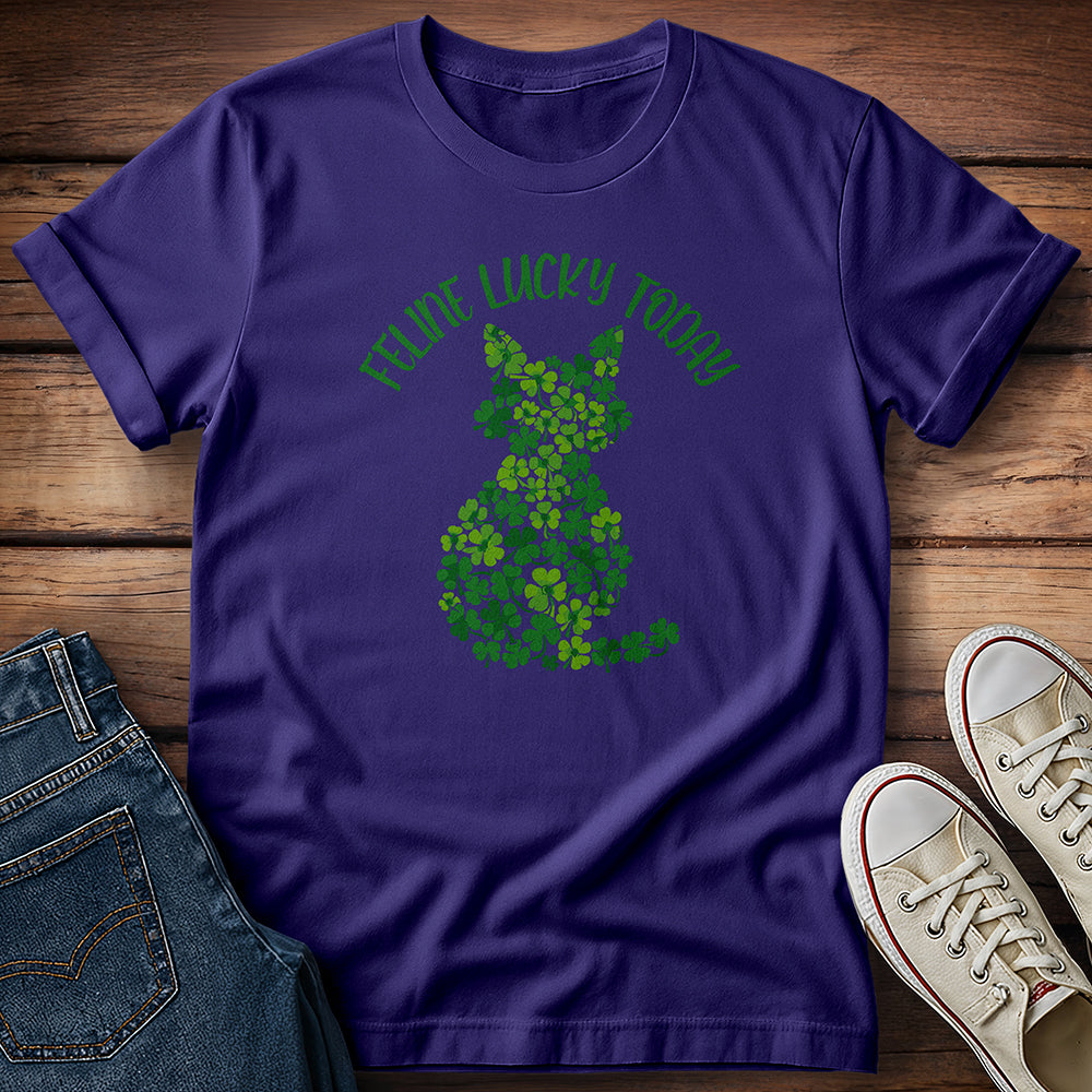 Feline Lucky Today T-Shirt