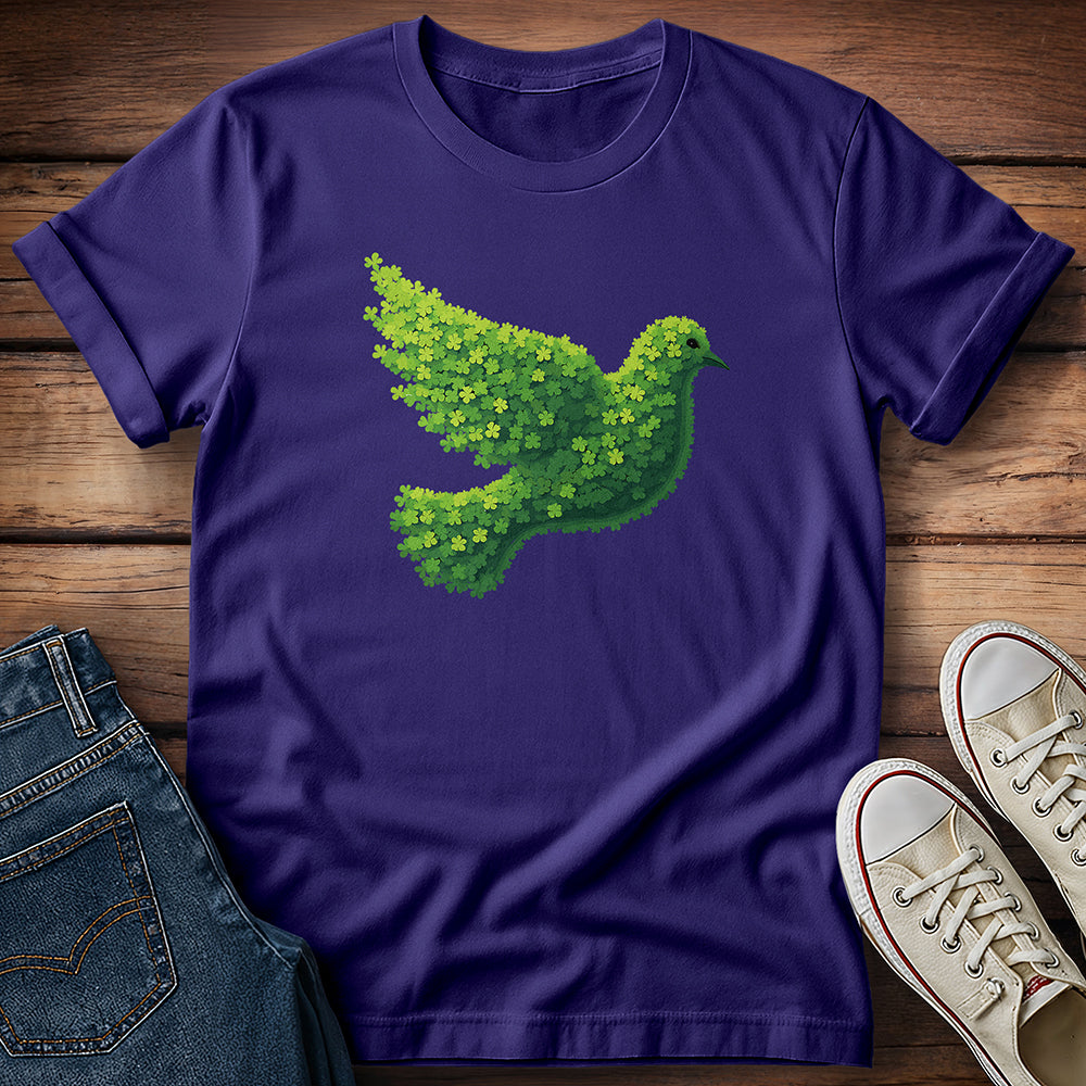 Shamrock Clover Dove T-Shirt