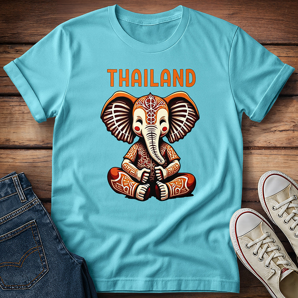 Meditating Elephant Thailand T-Shirt