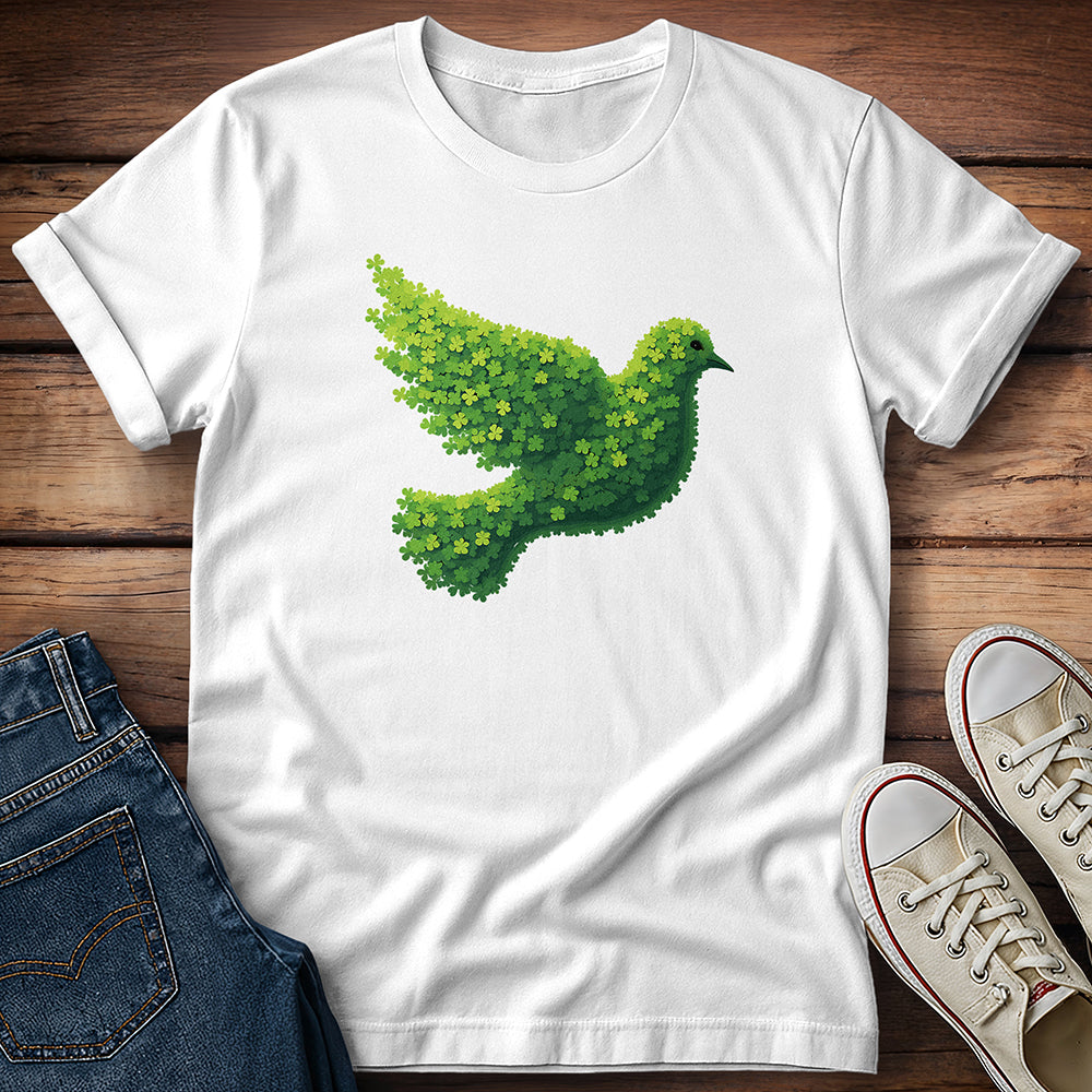 Shamrock Clover Dove T-Shirt