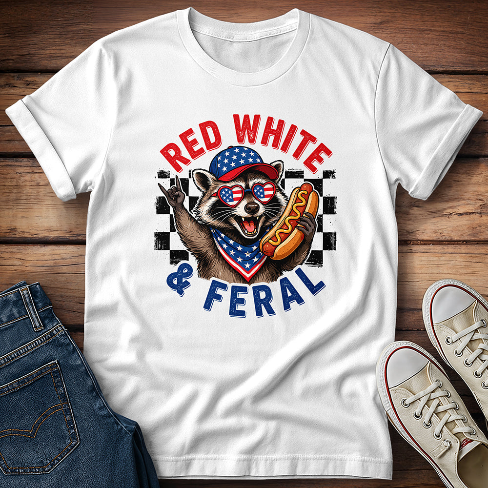 Red White & Feral T-Shirt
