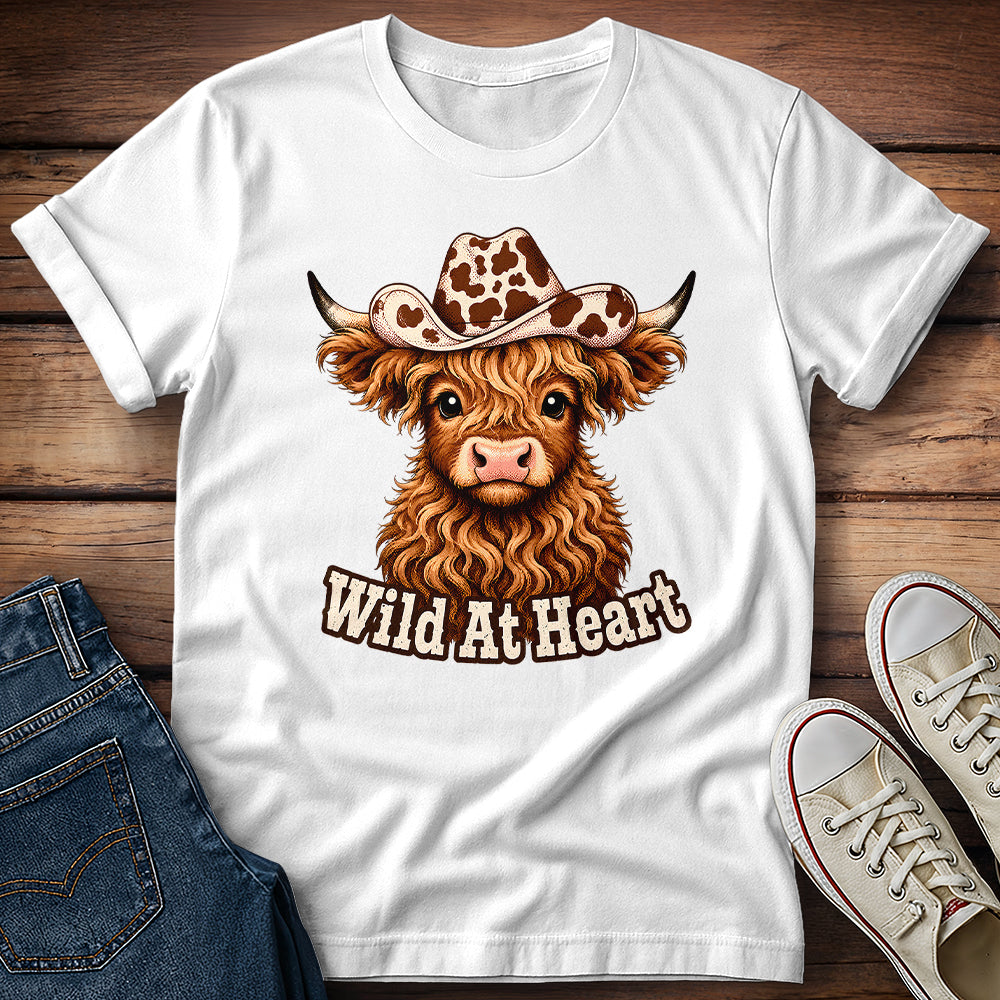 Wild at Heart - Highland Cow T-Shirt