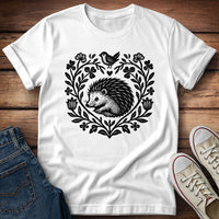 Hedgehog Linocut T-Shirt