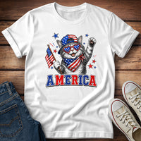 Cat 4th of July T-Shirt