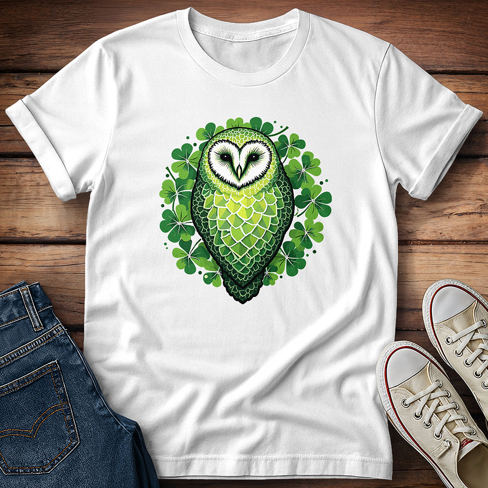 Owl in Shamrocks T-Shirt